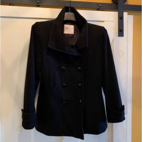 Aritzia Wool Pea Coat sz M - Picture 2 of 7